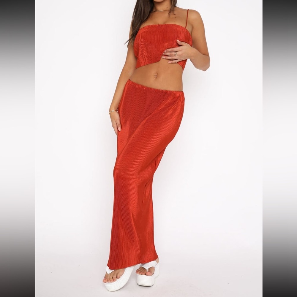 White Fox Maxi Skirt